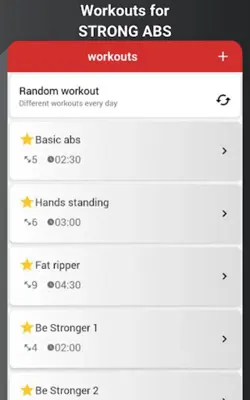 Perfect abs - Six Pack workout android App screenshot 9