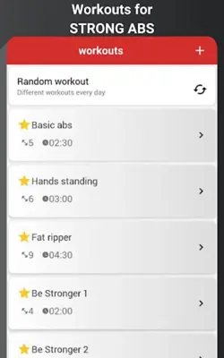 Perfect abs - Six Pack workout android App screenshot 2